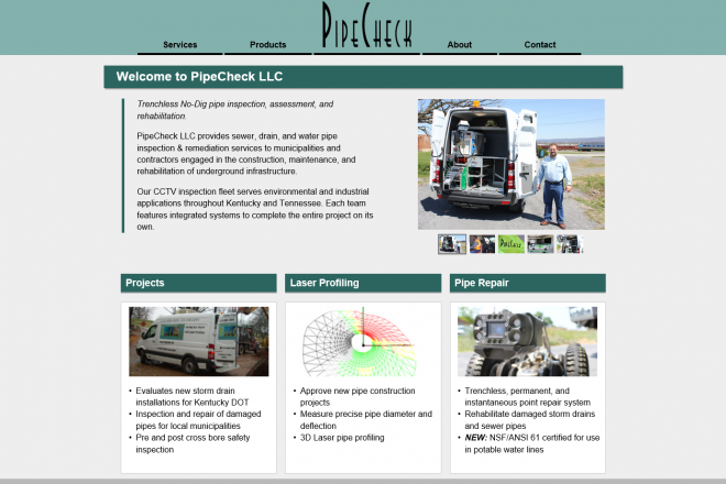 PipeCheck LLC Website